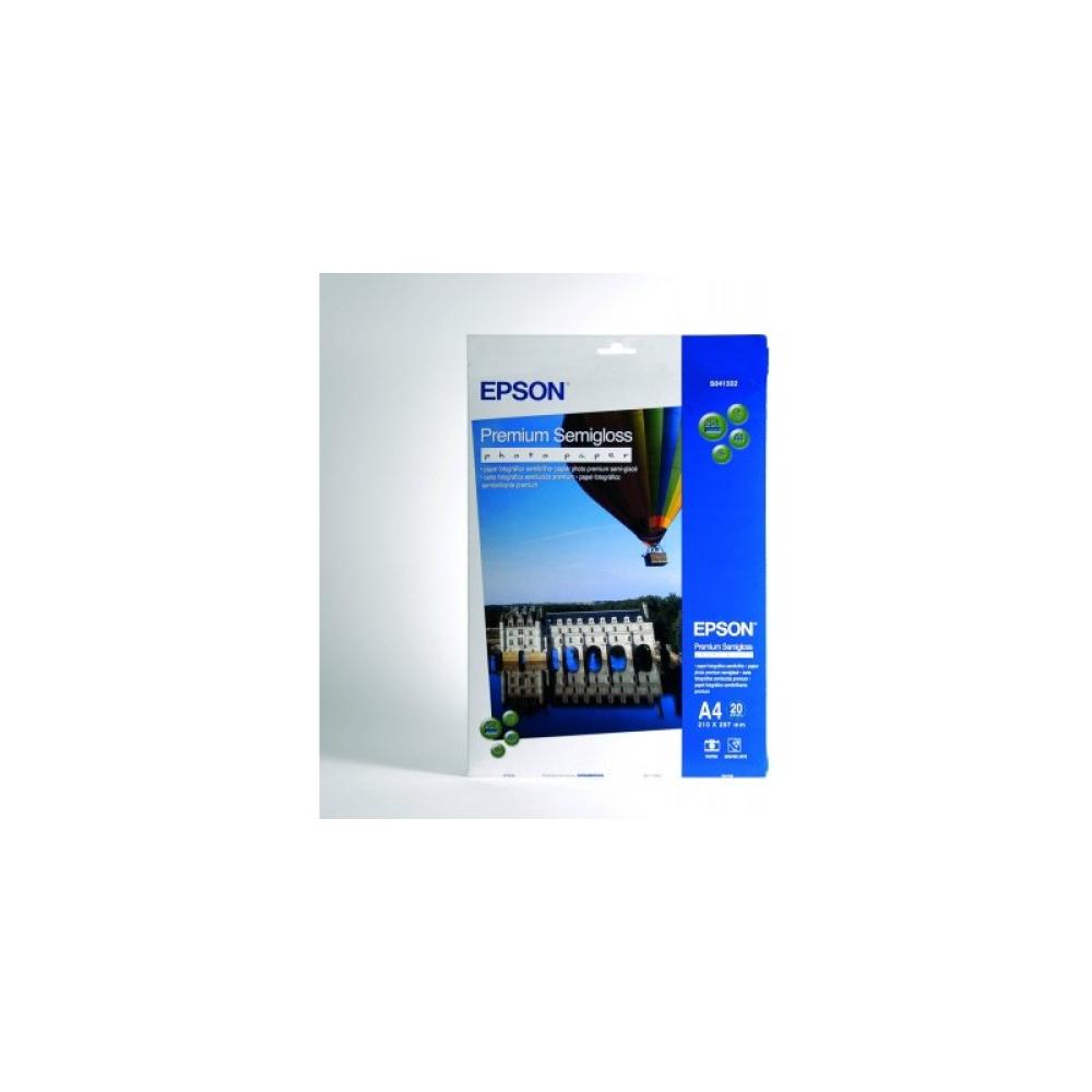 Epson - Premium Semi-Gloss Photo Paper - A4 - 20 hojas