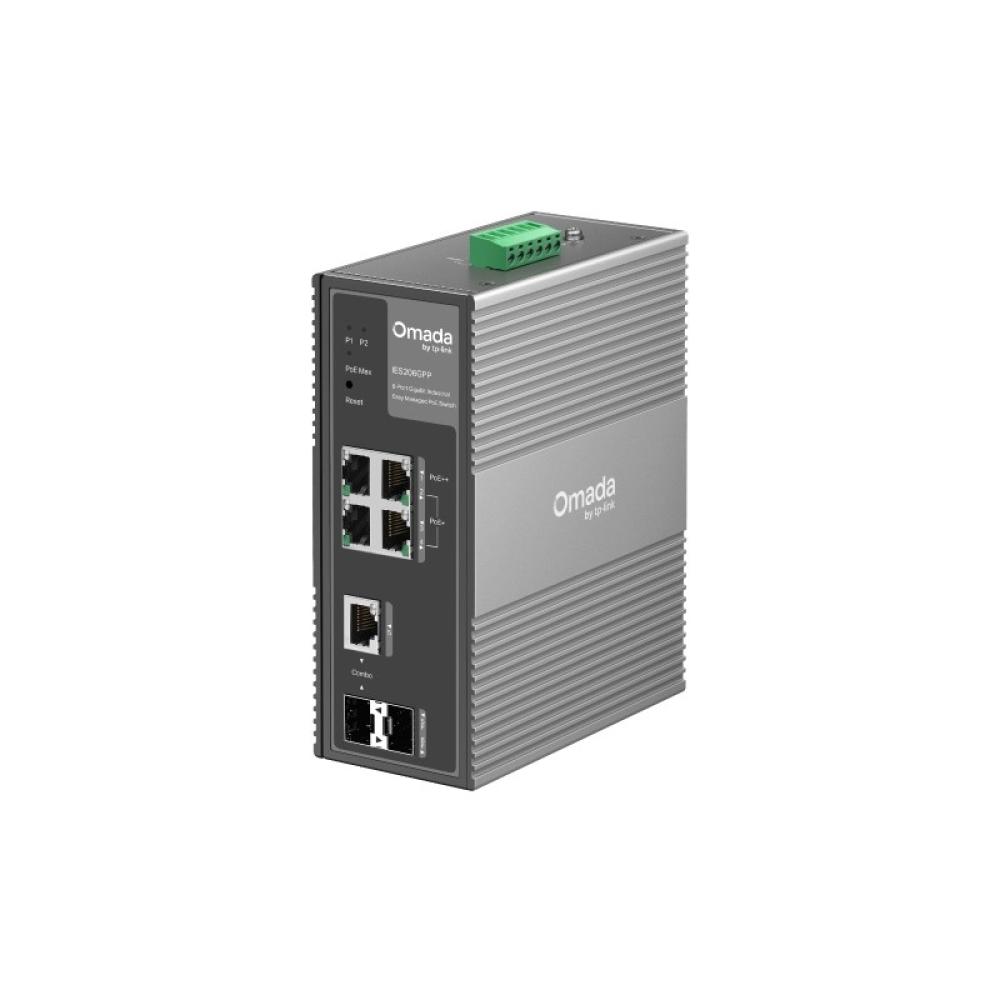 TP-Link - IES206GPP switch Gestionado Gigabit Ethernet (10/100/1000) Energía sobre Ethernet (PoE) Negro