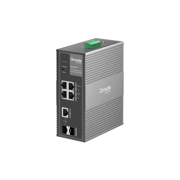 TP-Link - IES206GPP switch Gestionado Gigabit Ethernet (10/100/1000) Energía sobre Ethernet (PoE) Negro