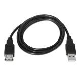 AISENS - A101-0015 cable USB USB 2.0 1 m USB A Negro
