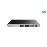 D-Link - DGS-1026MP switch No administrado Gigabit Ethernet (10/100/1000) Energía sobre Ethernet (PoE) Negro, Gris