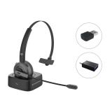 Conceptronic - POLONA03BDA auricular y casco Auriculares Inalámbrico Diadema Oficina/Centro de llamadas Bluetooth Base de carga