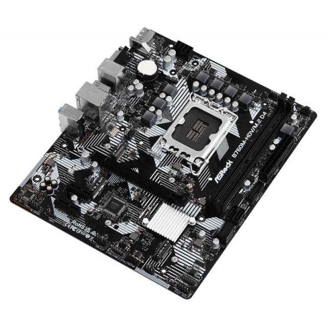 Asrock - B760M-HDV/M.2 D4 Intel B760 LGA 1700 micro ATX