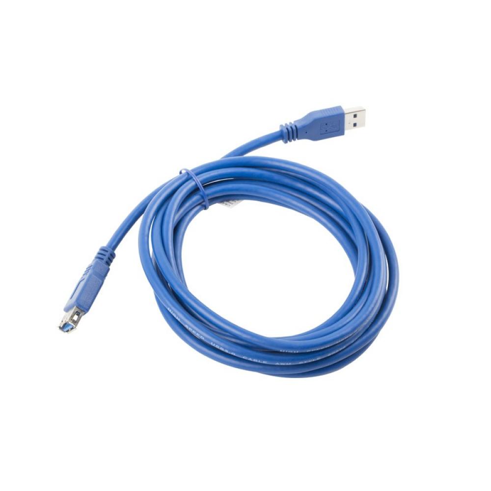 Lanberg - CA-US3E-10CC-0030-B cable USB 3 m USB A Azul