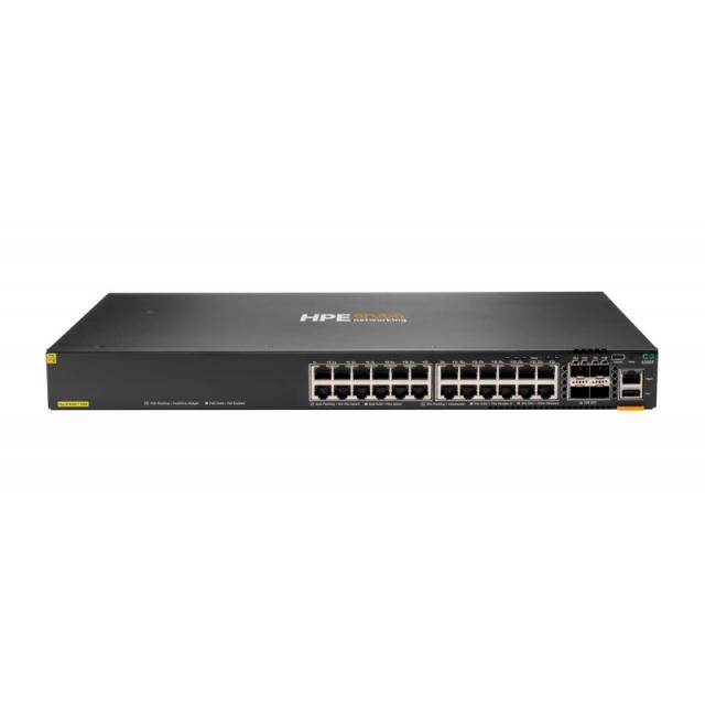 HPE - Aruba Networking CX 6200F 24G Class-4 PoE 4SFP+ 370W Switch