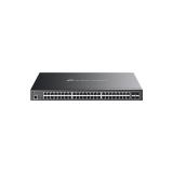 TP-Link - Omada SG3452XMPP switch Gestionado L2+ Gigabit Ethernet (10/100/1000) Energía sobre Ethernet (PoE) 1U Negro