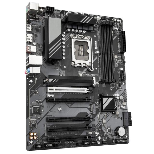 GIGABYTE - B760 DS3H GEN5 Placa Base – Compatible con procesadores Intel Core 14ª generación, VRM digital de 8+2+1 fases, hasta