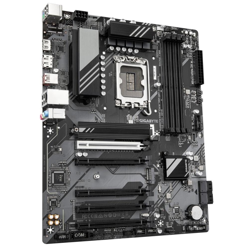 GIGABYTE - B760 DS3H GEN5 Placa Base – Compatible con procesadores Intel Core 14ª generación, VRM digital de 8+2+1 fases, hasta