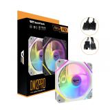 darkFlash - DF-DM12 PRO-W-ES1 sistema de refrigeración para ordenador Carcasa del ordenador Refrigerador de aire