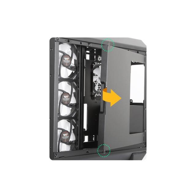 darkFlash - DC-DY570-B-ES1 carcasa de ordenador Full Tower Negro