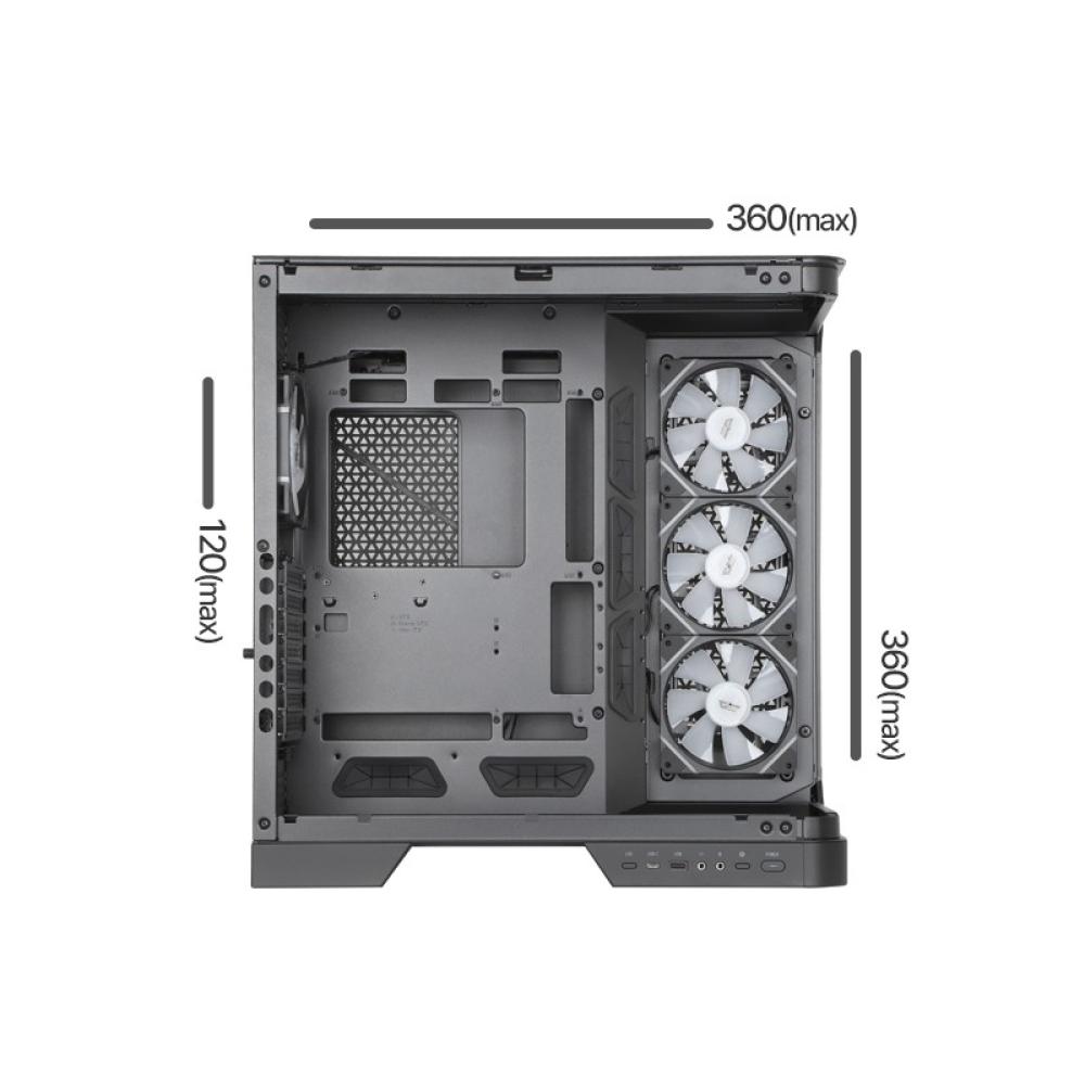 darkFlash - DC-DY570-B-ES1 carcasa de ordenador Full Tower Negro