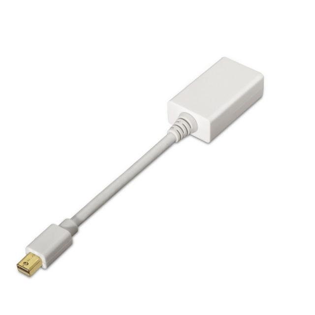 AISENS - A125-0138 adaptador de cable de vídeo 0,15 m Mini DisplayPort HDMI Blanco