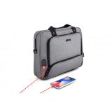 Urban Factory - Mixee maletines para portátil 39,6 cm (15.6") Maletín Gris, Rosa