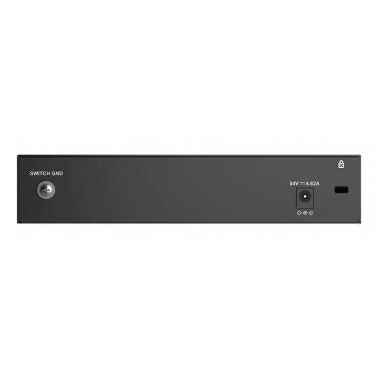 D-Link - DMS-108P/E switch No administrado 2.5G Ethernet (100/1000/2500) Energía sobre Ethernet (PoE) Negro