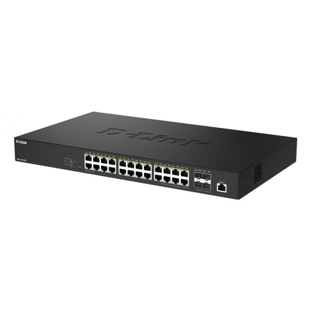D-Link - DMS-1250-28P/E switch Gestionado L2 2.5G Ethernet (100/1000/2500) Energía sobre Ethernet (PoE) Negro