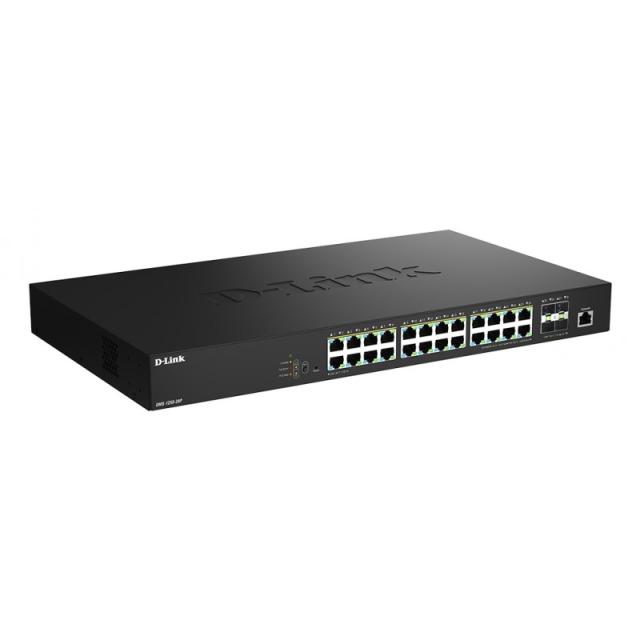 D-Link - DMS-1250-28P/E switch Gestionado L2 2.5G Ethernet (100/1000/2500) Energía sobre Ethernet (PoE) Negro