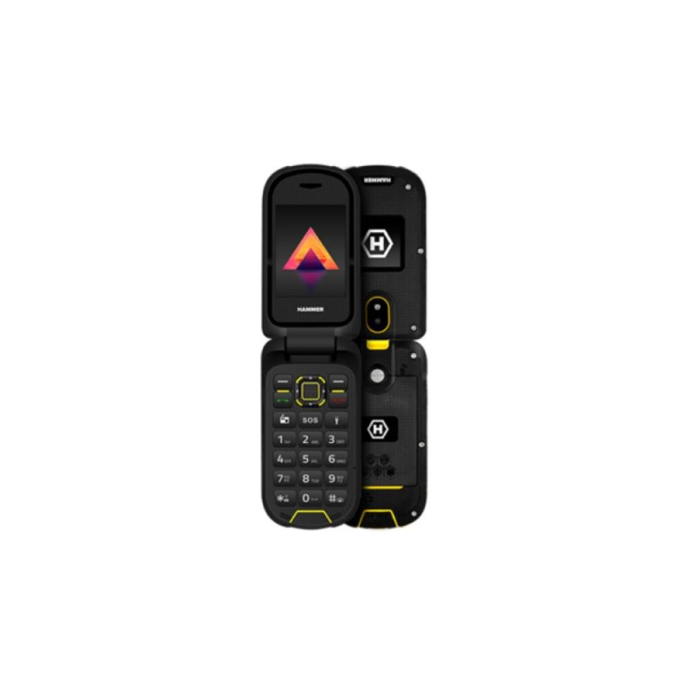 HAMMER - BOW LTE teléfono móvil 6,1 cm (2.4") Negro, Amarillo Teléfono resistente