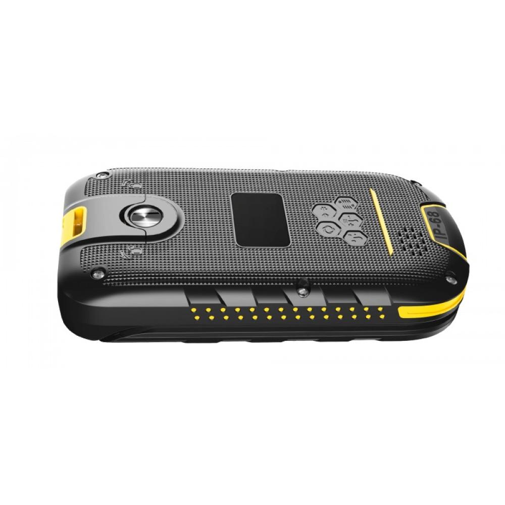 HAMMER - BOW LTE teléfono móvil 6,1 cm (2.4") Negro, Amarillo Teléfono resistente