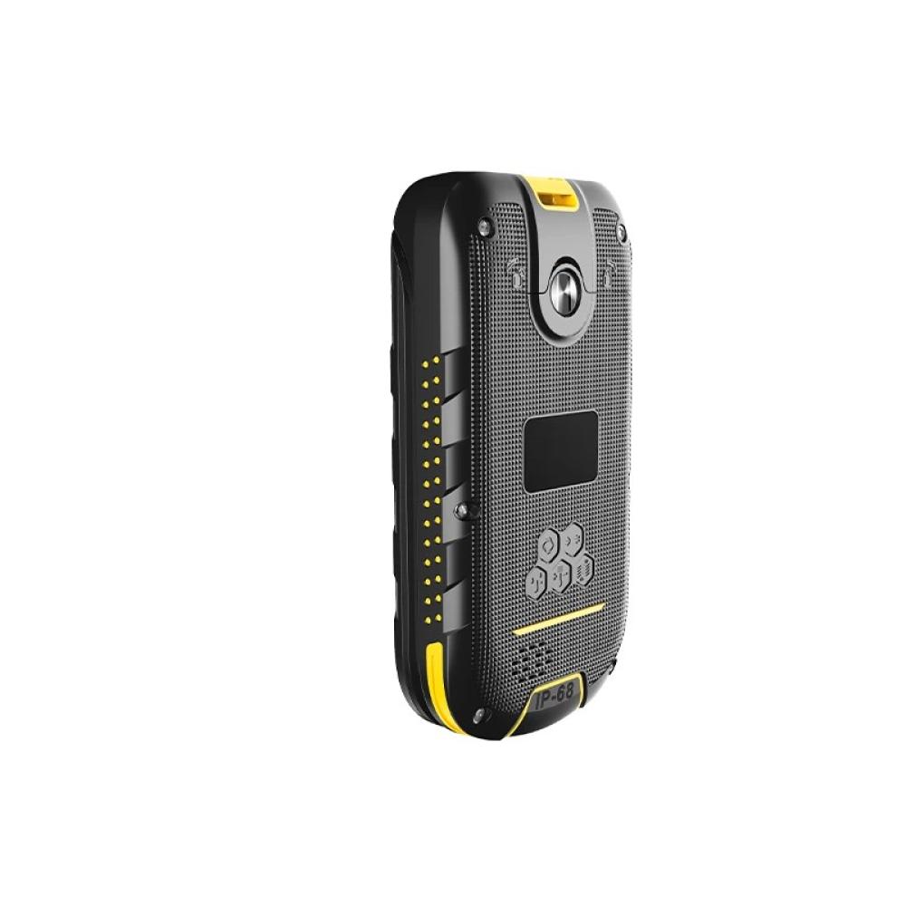 HAMMER - BOW LTE teléfono móvil 6,1 cm (2.4") Negro, Amarillo Teléfono resistente