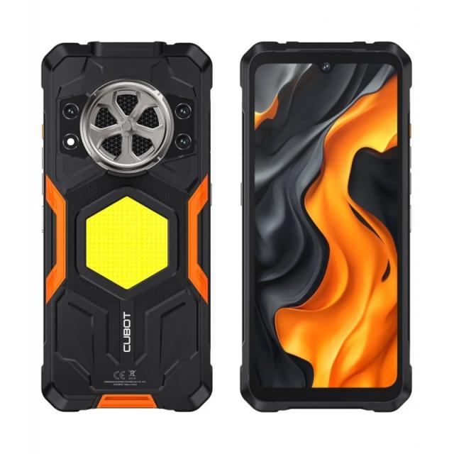 Cubot - KK Power 5 17,5 cm (6.88") SIM doble Android 15 4G USB Tipo C 6 GB 128 GB 15300 mAh Negro, Naranja