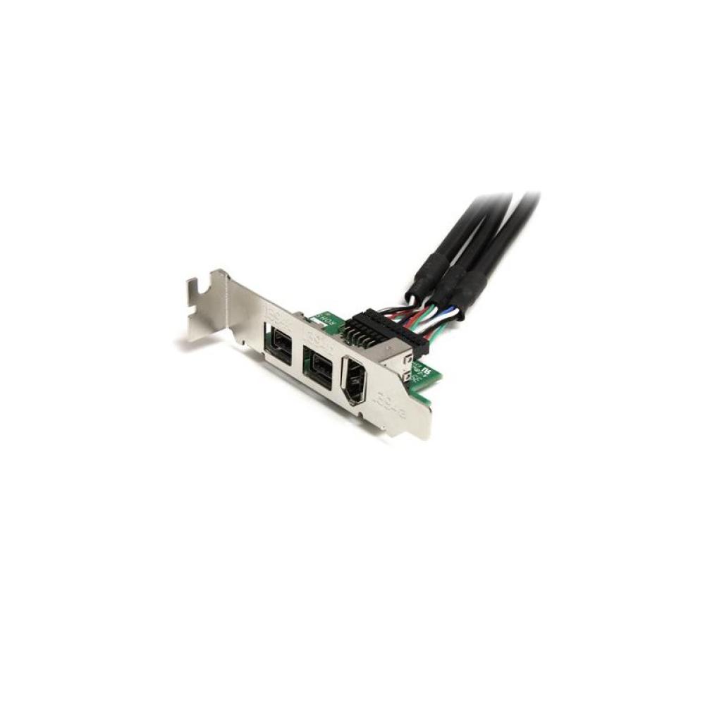 StarTech.com - Adaptador Tarjeta Mini PCI Express PCIe FireWire 2 Puertos 1394b FW800 1 Puerto 1394a FW400