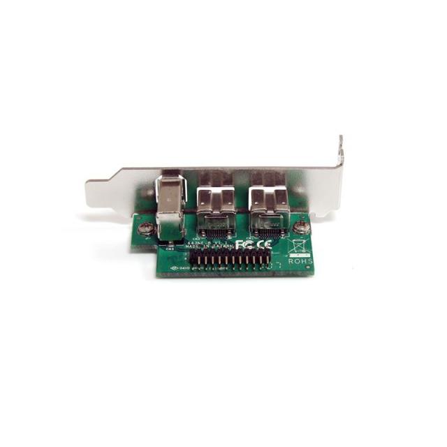 StarTech.com - Adaptador Tarjeta Mini PCI Express PCIe FireWire 2 Puertos 1394b FW800 1 Puerto 1394a FW400