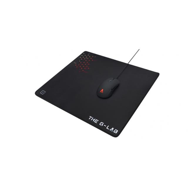 The G-Lab - PAD CAESIUM Alfombrilla de ratón para juegos Negro, Multicolor