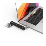 Compulocks - Dual Head Coiled Cable Keyed Lock cable antirrobo Negro