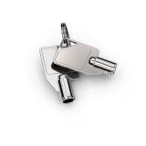 Compulocks - Dual Head Coiled Cable Keyed Lock cable antirrobo Negro