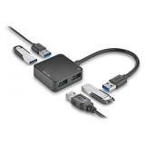NGS - IHUB 3.0 TINY USB 3.2 Gen 1 (3.1 Gen 1) Type-A 5000 Mbit/s Negro