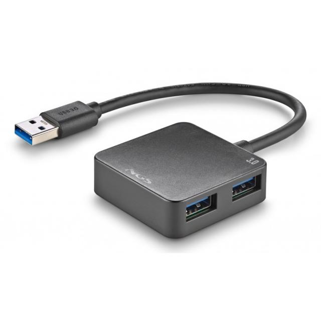 NGS - IHUB 3.0 TINY USB 3.2 Gen 1 (3.1 Gen 1) Type-A 5000 Mbit/s Negro