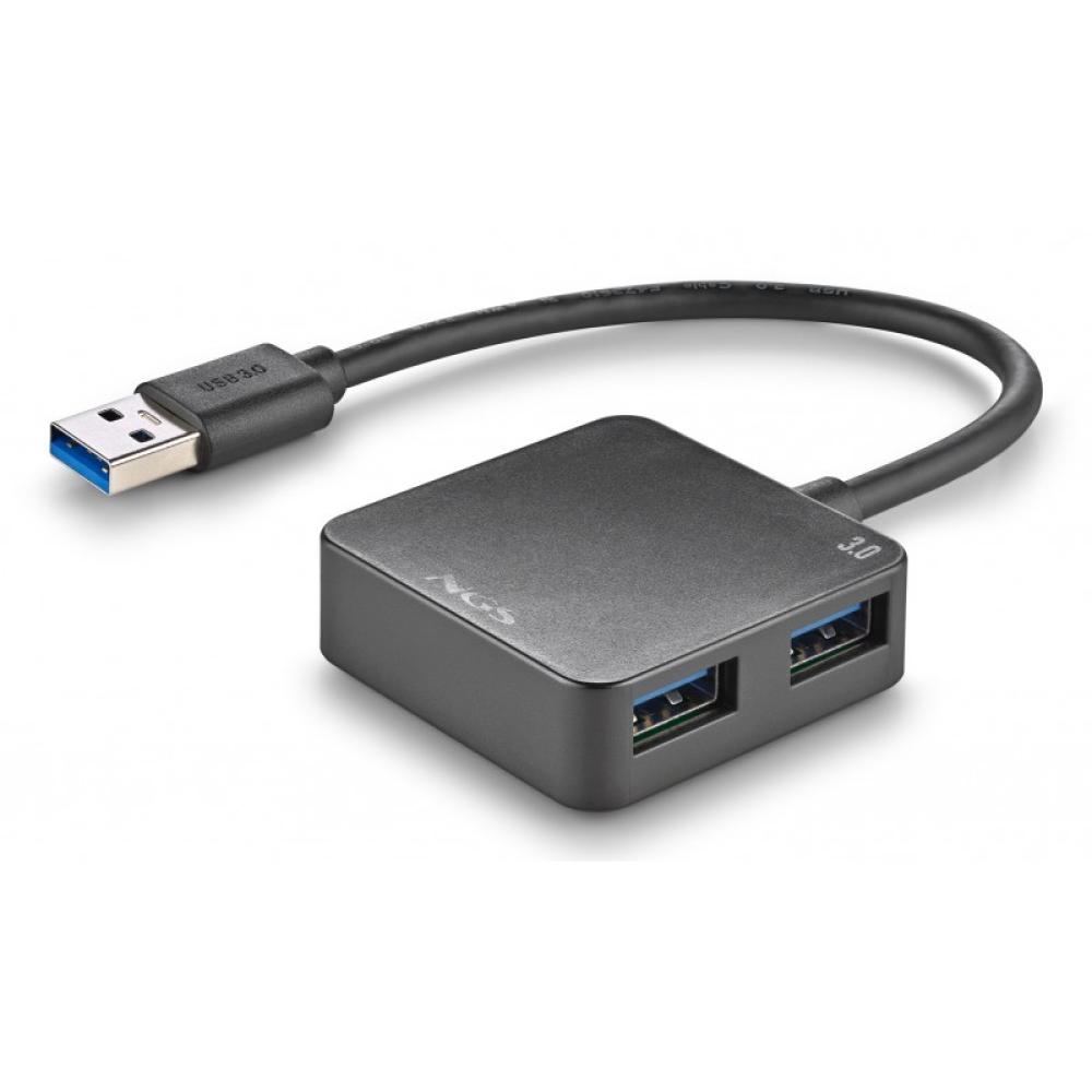 NGS - IHUB 3.0 TINY USB 3.2 Gen 1 (3.1 Gen 1) Type-A 5000 Mbit/s Negro
