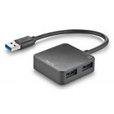 NGS - IHUB 3.0 TINY USB 3.2 Gen 1 (3.1 Gen 1) Type-A 5000 Mbit/s Negro