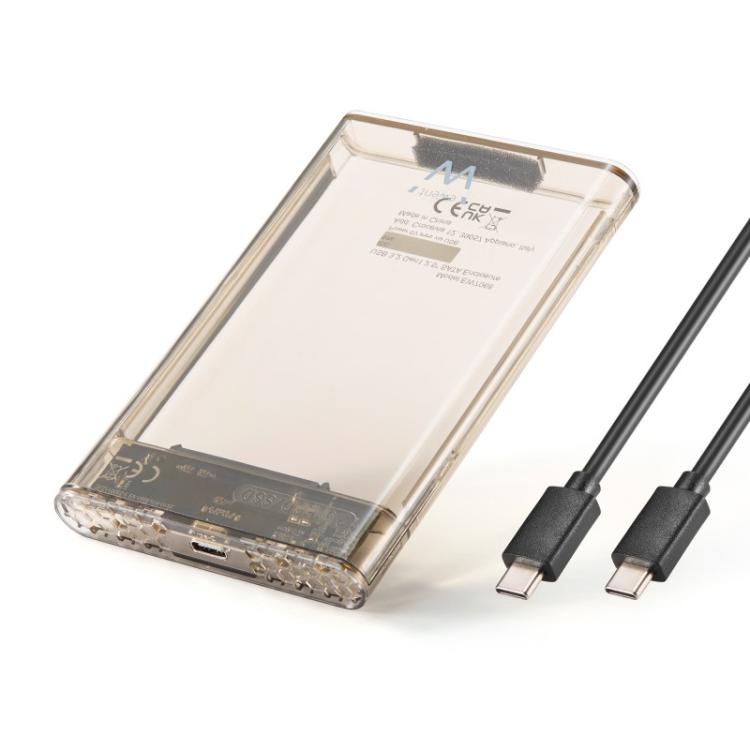 Ewent - EW7068 caja para disco duro externo Caja externa para unidad de estado sólido (SSD) Transparente 2.5"