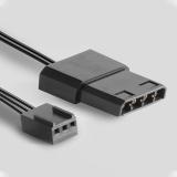 Mars Gaming - MF-PROX2 Negro, Kit 2 Ventiladores 120mm, Sistema Anti-vibraciones, Ultra-silenciosos, Doble Conexión 3PIN + 4PIN