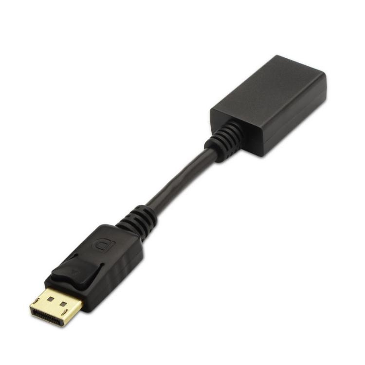 AISENS - A125-0134 adaptador de cable de vídeo 0,15 m DisplayPort HDMI Negro