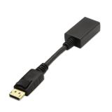 AISENS - A125-0134 adaptador de cable de vídeo 0,15 m DisplayPort HDMI Negro