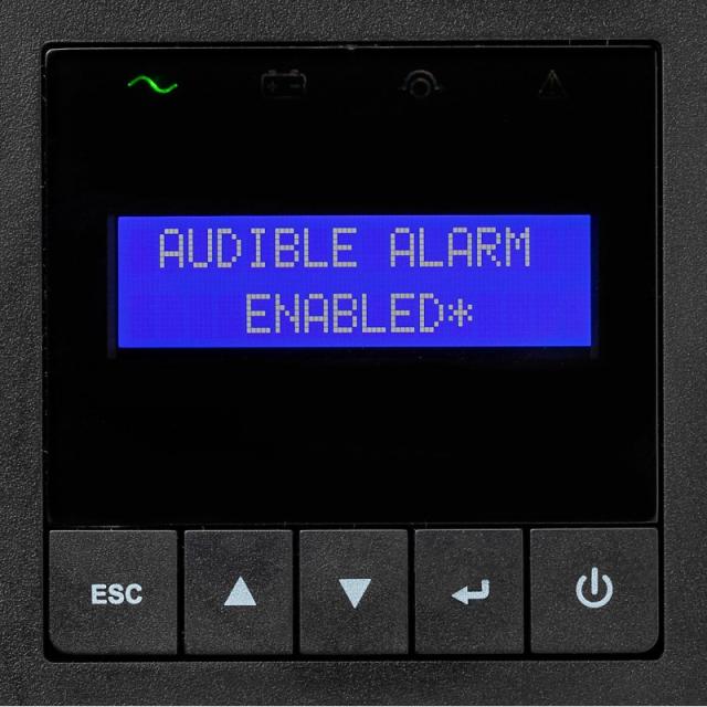 Eaton - 9E1000IR sistema de alimentación ininterrumpida (UPS) Doble conversión (en línea) 1 kVA 900 W 4 salidas AC