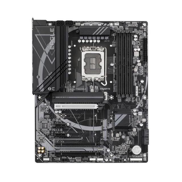 GIGABYTE - Z790 EAGLE Placa base - Soporta CPUs Intel Core de 14ª generación, VRM de 12+1+1 fases, hasta 7600MHz DDR5 (OC), 3xPC