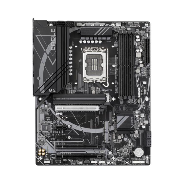 GIGABYTE - Z790 EAGLE Placa base - Soporta CPUs Intel Core de 14ª generación, VRM de 12+1+1 fases, hasta 7600MHz DDR5 (OC), 3xPC