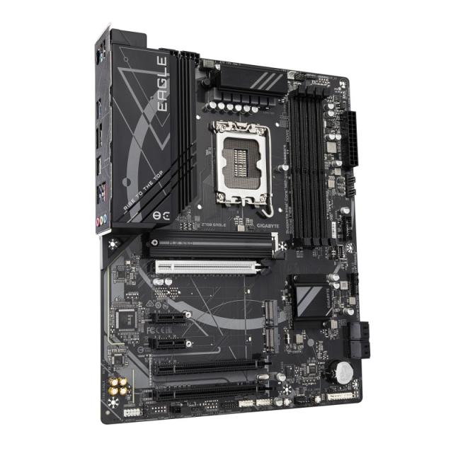 GIGABYTE - Z790 EAGLE Placa base - Soporta CPUs Intel Core de 14ª generación, VRM de 12+1+1 fases, hasta 7600MHz DDR5 (OC), 3xPC