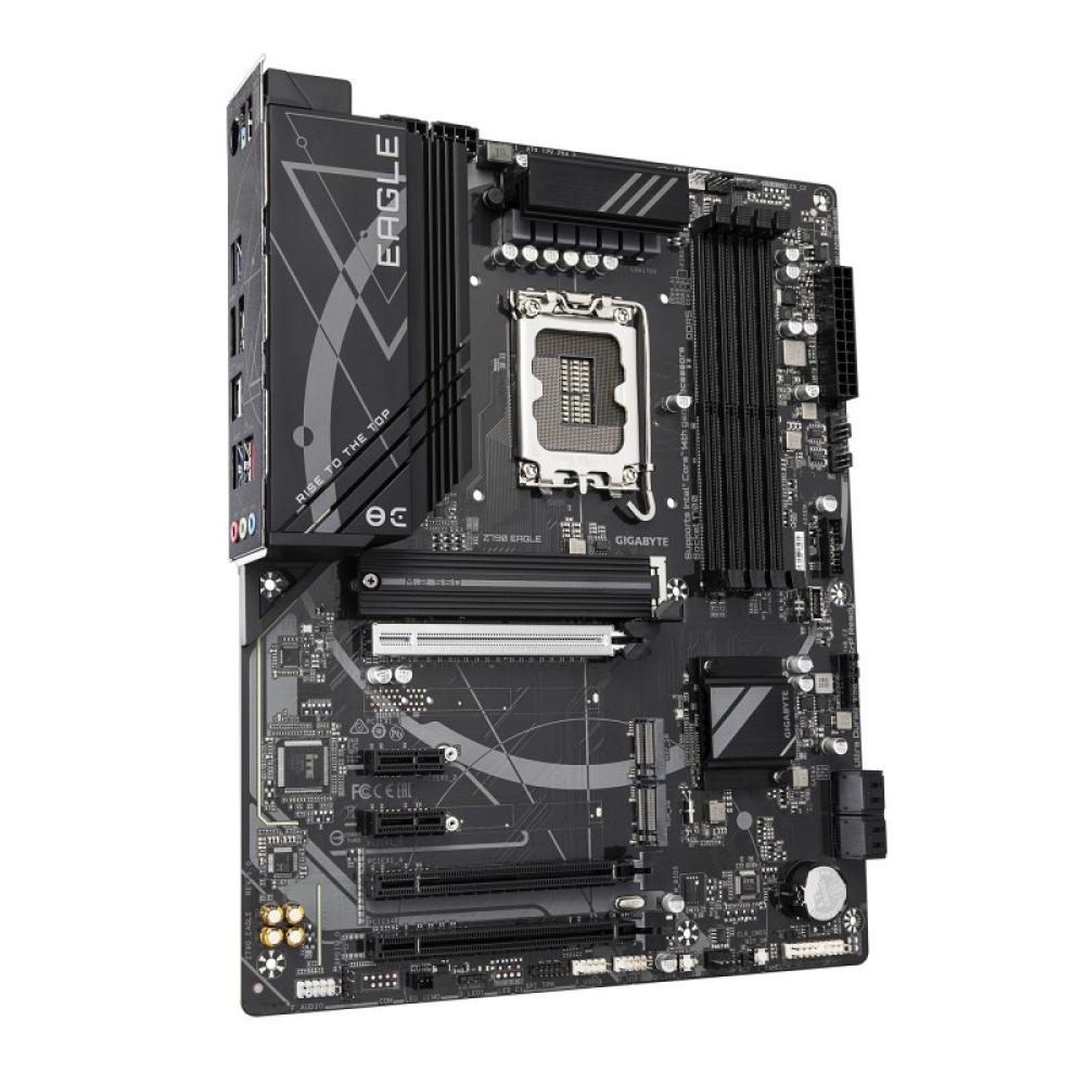 GIGABYTE - Z790 EAGLE Placa base - Soporta CPUs Intel Core de 14ª generación, VRM de 12+1+1 fases, hasta 7600MHz DDR5 (OC), 3xPC