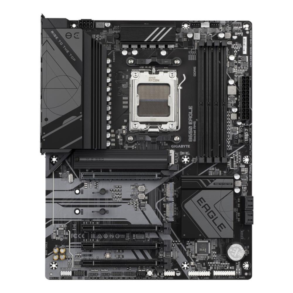 GIGABYTE - B650 EAGLE Placa base - AMD Ryzen serie 9000, VRM de 12+2+2 fases, hasta 7600 MHz DDR5 (OC), 1xPCIe 5.0 + 2xPCIe 4.0