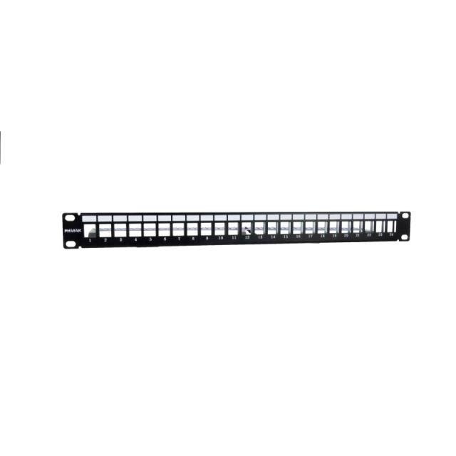Phasak - Panel frontal 19" RJ45 24P FTP Cat.6 Dual Block RJ45 - PA 3524