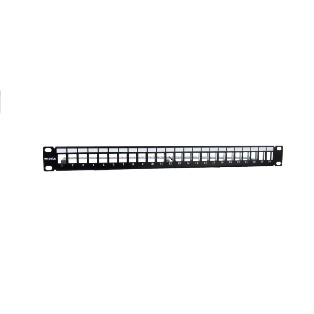Phasak - Panel frontal 19" RJ45 24P FTP Cat.6 Dual Block RJ45 - PA 3524