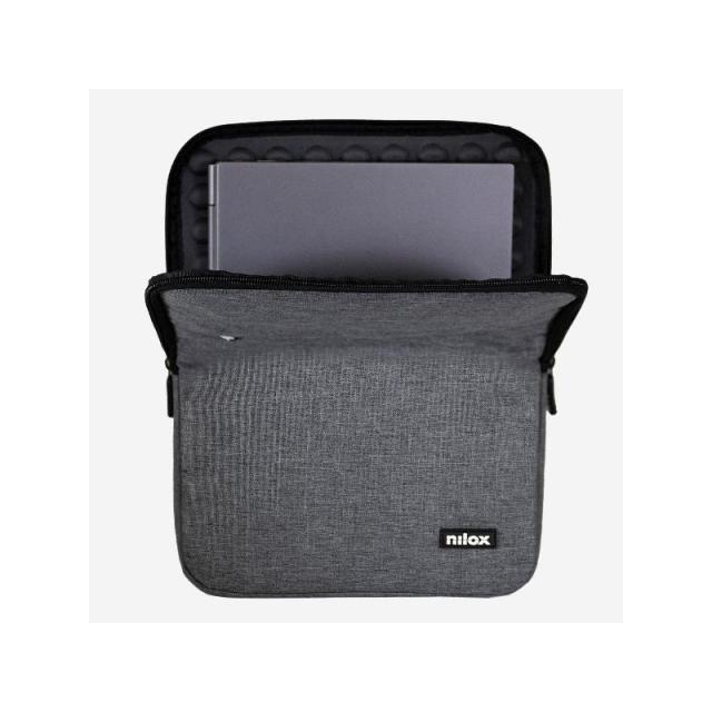 Nilox - SLEEVE 15.6 GRIS 39,6 cm (15.6") Funda