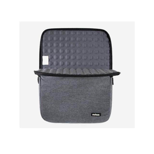 Nilox - SLEEVE 14.1 GRIS 35,8 cm (14.1") Funda