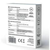 Savio - AK-51 cable de audio 0,11 m 3,5mm USB Tipo C Blanco