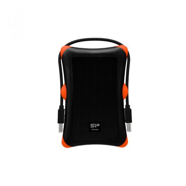 Silicon Power - Armor A30 Carcasa de disco duro/SSD Negro, Naranja
