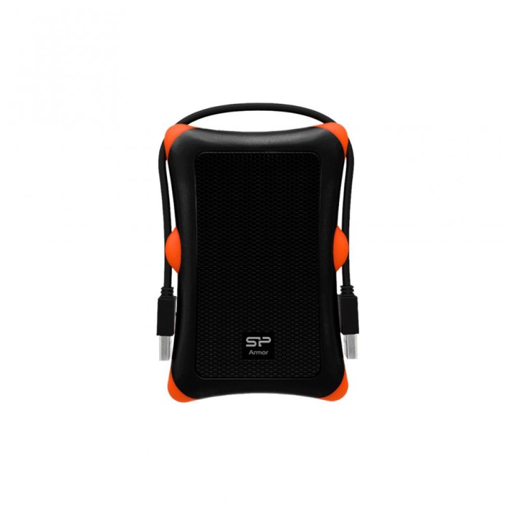 Silicon Power - Armor A30 Carcasa de disco duro/SSD Negro, Naranja